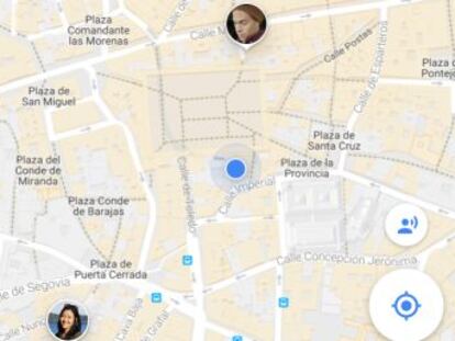 Google Maps añade la ubicación en tiempo real. La aplicación te permite compartir temporalmente tu posición con tus contactos