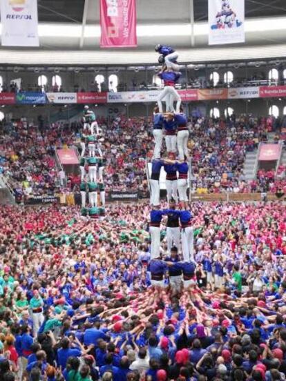 El concurs de castells de Tarragona.