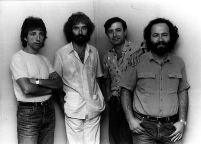 La banda, en una imagen de 1984.