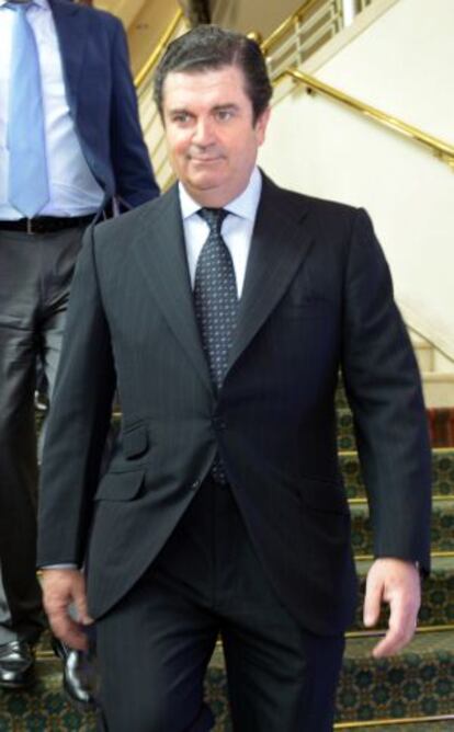 El presidente de Endesa, Borja Prado, al terminar la junta de Enersis en Chile, en diciembre pasado.