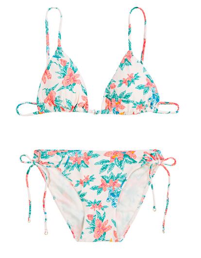 Biniki con estampado floral de Women'secret. (26,95 sujetador, 16,95 braguita).