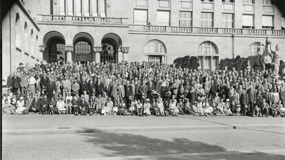 Uno de los eventos históricos del Congreso Internacional de Matemáticas.