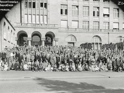 Uno de los eventos históricos del Congreso Internacional de Matemáticas.