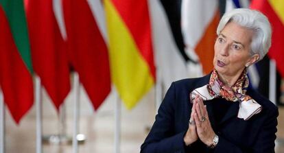 En la imagen, la presidenta del BCE, Christine Lagarde. 