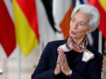 En la imagen, la presidenta del BCE, Christine Lagarde. 