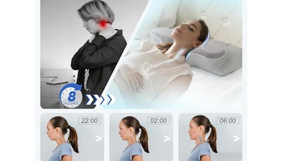 almohada viscoelastica cervical en oferta