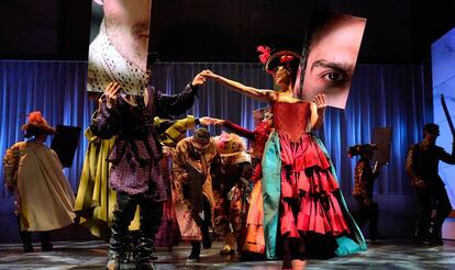 Un momento de la representación de 'El burlador de Sevilla', en el Teatro de la Comedia. 