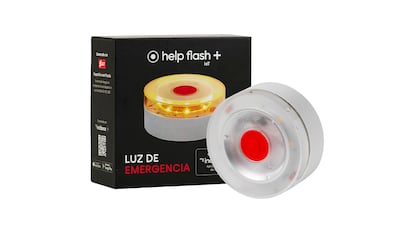 v16 beacon on white background.