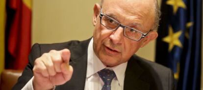 El ministro de Hacienda, Cristóbal Montoro.