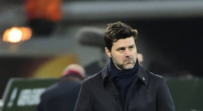 Mauricio Pochettino, en el Gent-Tottenham.