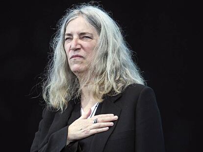 La cantante Patti Smith 