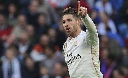 Sergio Ramos en un partido del pasado mes de abril