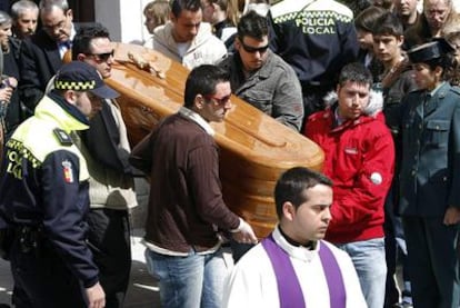 Entierro de la niña asesinada en Seseña.