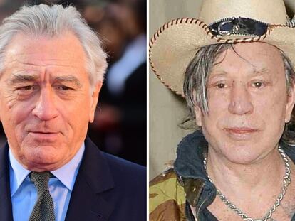 Robert de Niro y Mickey Rourke.