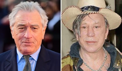 Robert de Niro y Mickey Rourke.