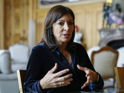 Anne Hidalgo, the mayor of Paris, in her office.