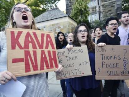 Las acusaciones de abusos sexuales contra Brett Kavanaugh, el juez nombrado por Trump al Supremo, ponen el foco en el ambiente estudiantil en que se forman ciertos líderes