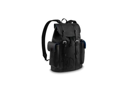 Mochila 'Christopher PM' en piel EPI (2.810 €) de Louis Vuitton.