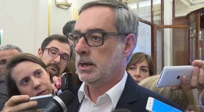 El vicesecretario general de Ciudadanos, José Manuel Villegas, en el Congreso de los Diputados