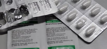 Medicamentos vendidos en España que contienen ibuprofeno.