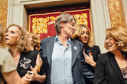 Higueras durante el acto del Día Internacional de las Personas Mayores.