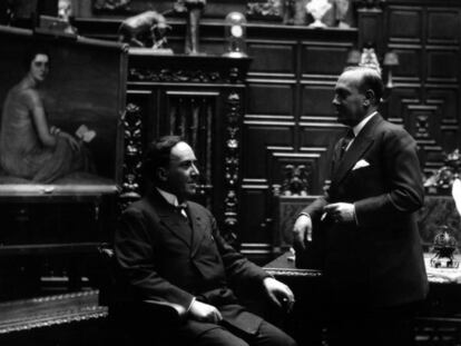 Antonio (izquierda) y Manuel Machado, en una imagen sin datar.