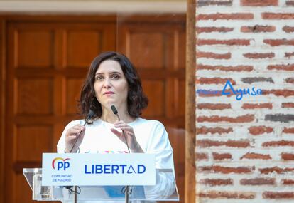 La presidenta de la Comunidad de Madrid y candidata a la reelección, Isabel Díaz Ayuso.