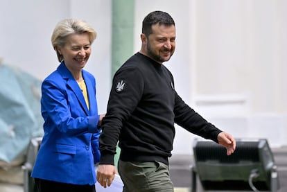 Von der Leyen y Zelenski