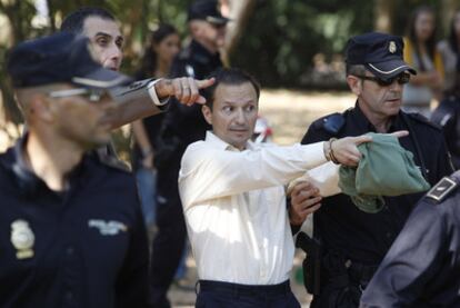 José Bretón, padre de los dos niños desaparecidos en Córdoba, durante su participación en la reconstrucción judicial de los hechos el 21 de octubre de 2011.