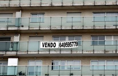 Un piso en venta en un inmueble de Valencia.