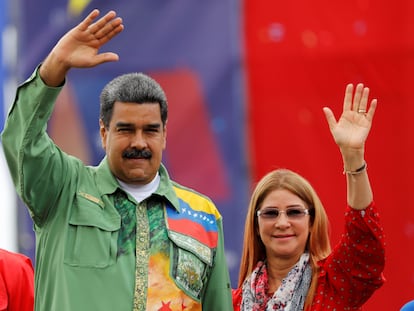 Nicolás Maduro y Cilia Flores, en mayo de 2018.