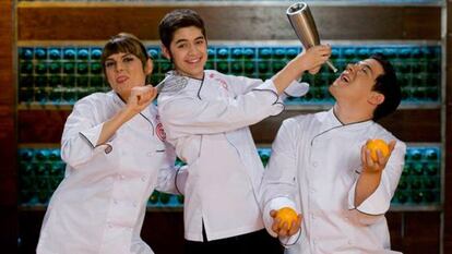 Los tres finalistas de 'MasterChef'