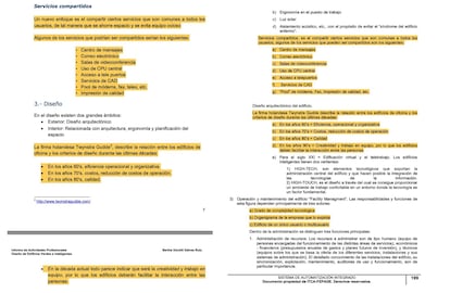 Del lado izquierdo, el trabajo de Gálvez; del lado derecho, una página de un informe de la Escuela Especializada en Ingeniería de Santa Tecla, El Salvador