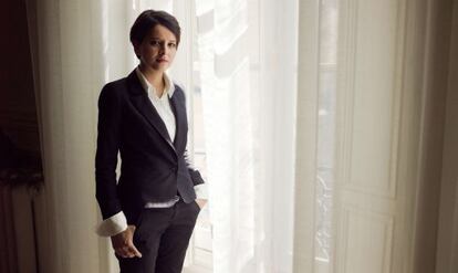 Najat Belkacem, ministra portavoz de Francia.