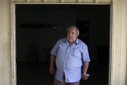 Carlos Garcia da Mata, de 64 años, en una ONG para la reinserción de presos en Lisboa.