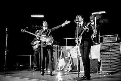 Los Beatles en 1964, cortes&iacute;a de Morrison Hotel Gallery