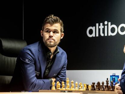 Magnus Carlsen, durante el torneo de Stavanger (Noruega) en 2019
