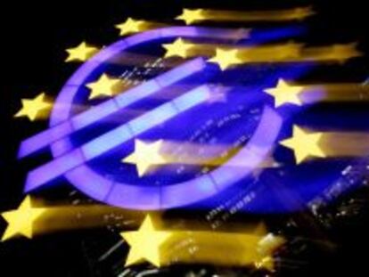 Logo del Banco Central Europeo en Fr&aacute;ncfort, Alemania. EFE/Archivo