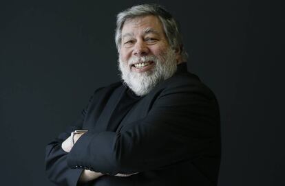 Steve Wozniak, cofundador de Apple, en una visita a Madrid.