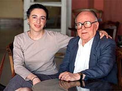 Augusto Monterroso y Bárbara Jacobs, en el Escorial.