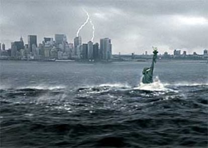 Una imagen de la película <i>El día de mañana,</i> de Roland Emmerich.