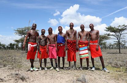 Jugadores del equipo posan para un retrato colectivo. El equipo ha viajado hasta países como Sudáfrica, Reino Unido o Australia para competir e incluso fueron protagonistas de un documental en 2015, titulado 'Warriors', en el que difundieron su mensaje contra la MGF.