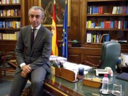 El secretario de Estado de Hacienda, Miguel Ferre, durante una entrevista con Efe. EFE/Archivo