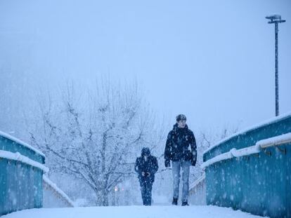 La nevada, a Lleida.