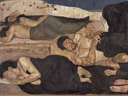 <i>La nuit</i> (1889-1890), de Ferdinand Hodler.