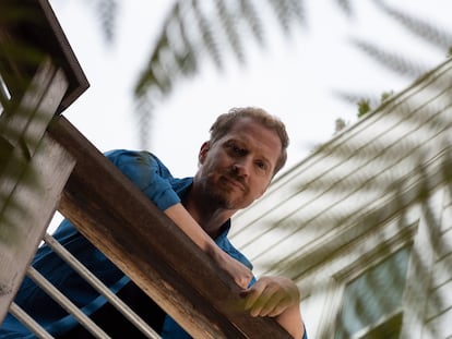 Andrew Sean Greer poses for EL PAÍS at his house in San Francisco.