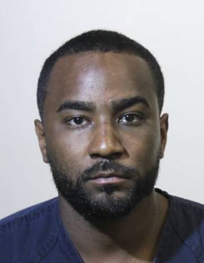 Foto policial de Nick Gordon cuando fue detenido el pasado 10 de marzo.