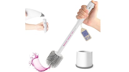 escobilla baño con dispensador