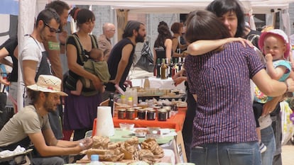 Uno de los muchos mercados del barrio de Lavapiés. ZAVAN FILMS