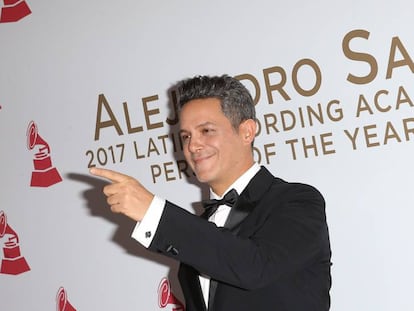 Alejandro Sanz en la gala Persona del Año 2017